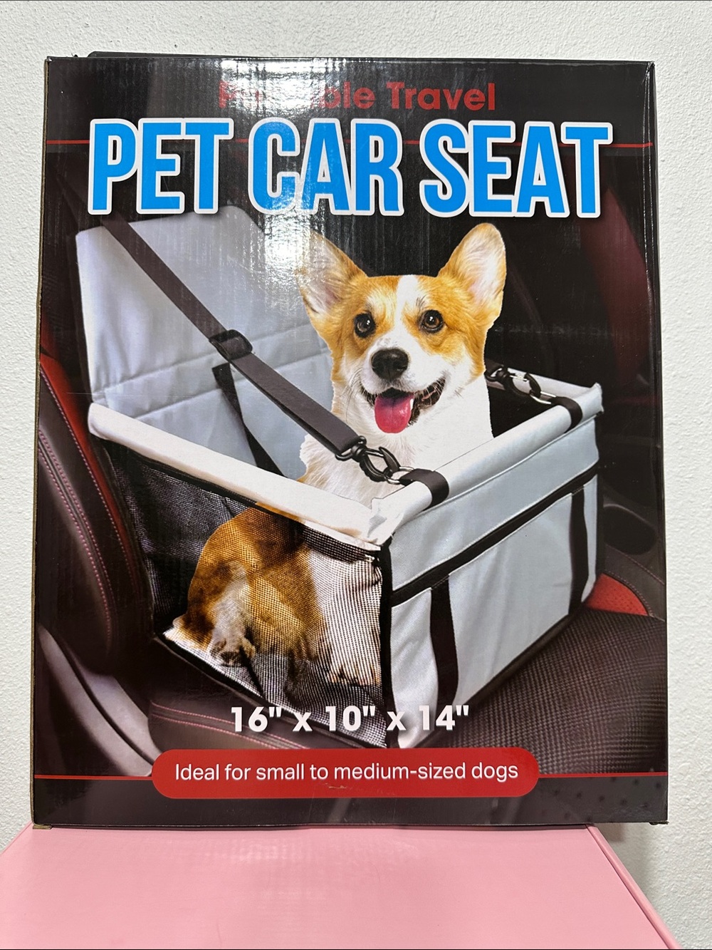 Pet Car Seat Booster for Dogs - Gray